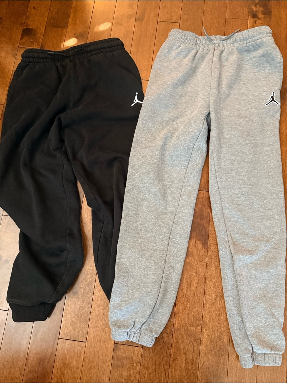 2 pairs of Jordan Kids Sweatpants - Black & Gray Joggers